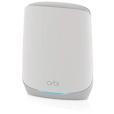 Image of NETGEAR Orbi RBS760 WiFi 6 Mesh Add on Satellite, Adds up to 2,000sq ft, 11AX Tri Band Mesh. Speeds 5.4Gbps, White