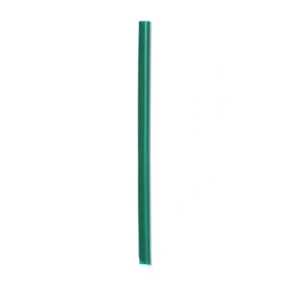 Image of Durable Spine Bar A4 6 mm Green Pack of 50 Pieces Ideal for Binding UnPunched Documents In Seconds Holds Up To 60 Sheets