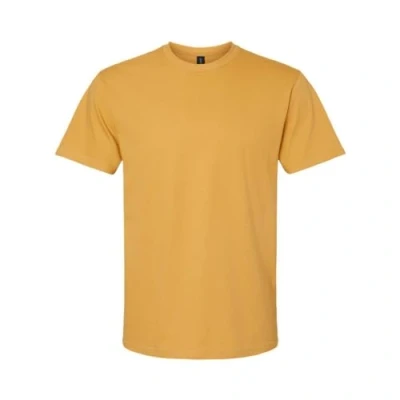 Image of Gildan Softstyle Midweight Adult T Shirt L Mustard