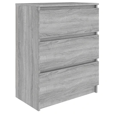 Image of vidaXL Sideboard Storage Side Console Cabinet Home Organiser Highboard Chest of Drawer Indoor Furniture Grey Sonoma Engineered Wood