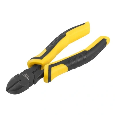 Image of Stanley STHT0 74362 Tools 074362 ControlGrip Diagonal Cutting Pliers 150mm, Yellow/Black
