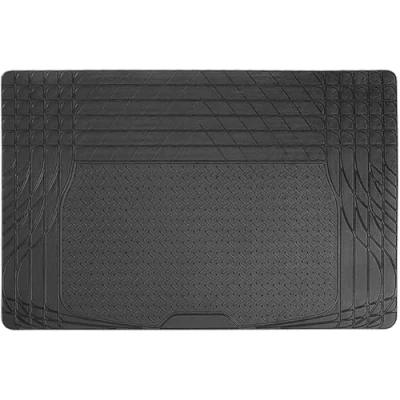 Image of Sakura Black Rubber Boot Mat SS5125 Protects Your Vehicle Carpet 120 x 80 cm Fits All Cars Trim To Fit