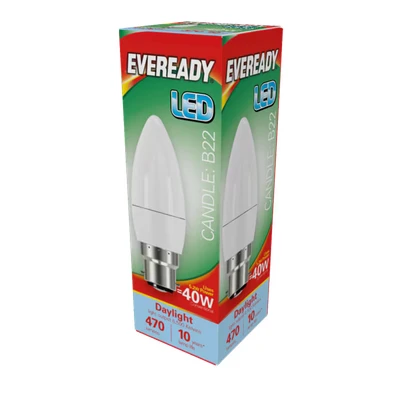 Image of 40W LED Candle Opal B22 CW S13611