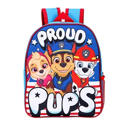 Image of TDL Unisex Kid&#039;s Premium Junior Backpack, Paw Patrol Proud Pups, Medium