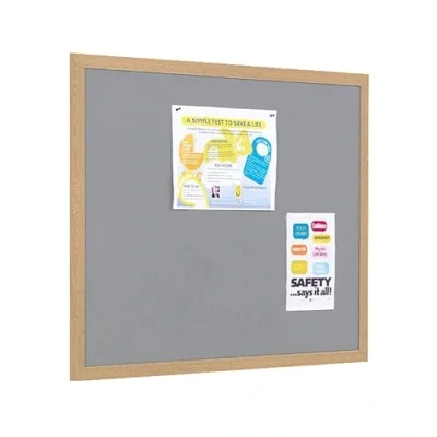 Image of Eco Notice Boards 1200mm x 900mm Grey