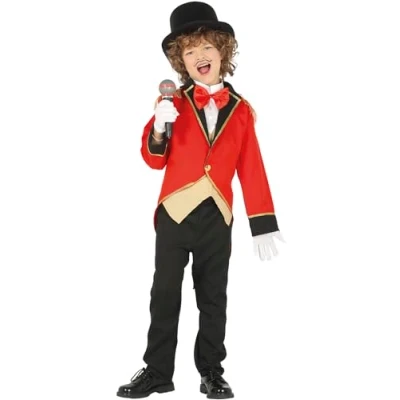 Image of Guirca Boys Halloween Circus Ringmaster Costume Kids Fancy Dress (Large)