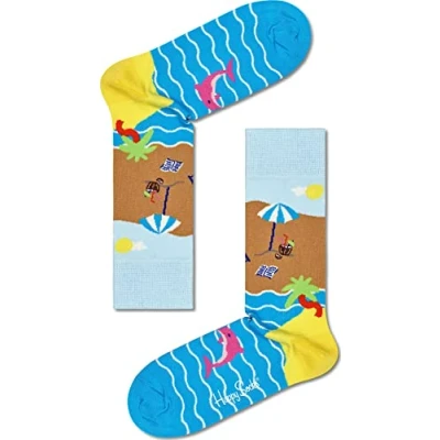 Image of Happy Socks Popcorn Sock, Men&#039;s, Multicolour (Multicolour 670), 7 10 (Manufacturer Size:41 46)