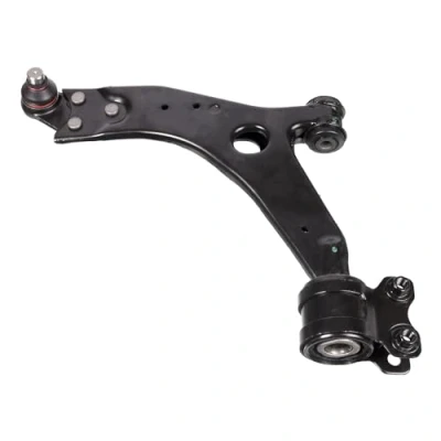 Image of 8V413A262AB, 8V413A424AB, 8V413A424AC Suspension Arm FEBI BILSTEIN 36767 with bearings ball joint Lower, Front Axle Left Control Sheet Steel