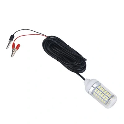 Image of VBESTLIFE Fishing Light,12V Outdoor LED Submersible Underwater Night Boat Light Lamp with Cable(white light) Bait Supplies