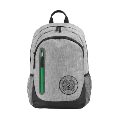 Image of FOCO Football Club Branded Premium Heather Grey Laptop Backpack (Celtic)