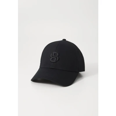 Image of BOSS Mens Zed B Icon Cotton Twill Cap with Embroidered Double Monogram