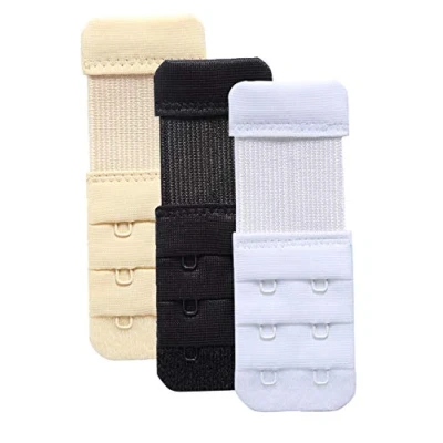 Image of YARBAR Bra Strap Extenders 2 Hook 3 Row Soft Stretchy Extender Extension Comfortable