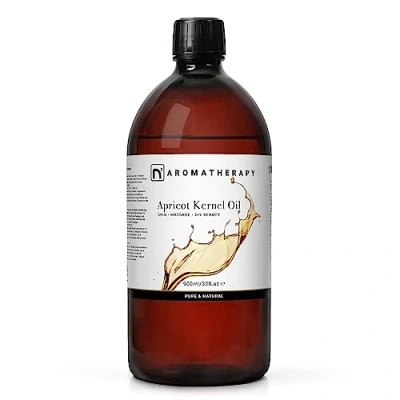 Image of n2 Aromatherapy Apricot Oil 900ml for Hair, Skin, Massage, Face, Body Natural Skin Care, Carrier Oil, DIY Beauty and