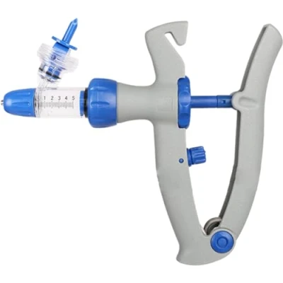 Image of Oulensy 5ml Sterile Plastic Adjustable Automatic Injector for Chicken, Duck, Pig, Cow, Sheep (1 Unit)