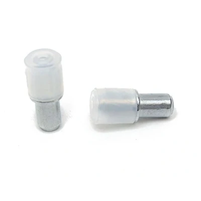 Image of GLASS SHELF SUPPORTS PLUG IN STEEL PEGS PINS Ø5 mm HOLE PACK OF 20 (PACK 20)