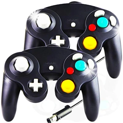 Image of Controller for Gamecube, SONVIEE Wired NGC Game Cube Classic Super Smash Bros GC Gamepad Mario Party Games Wii U