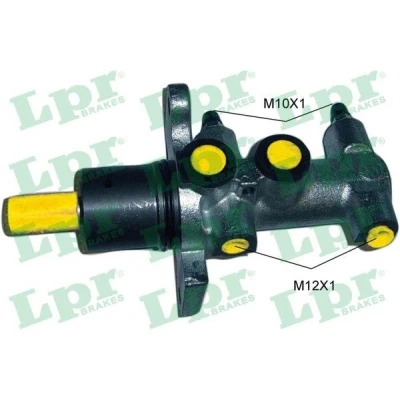 Image of 93161164 Master Cylinder LPR 1475 25,4mm Grey Cast Iron 10 x 1 (2), 12 (2) VAUXHALL: Vivaro Van, Platform / Chassis