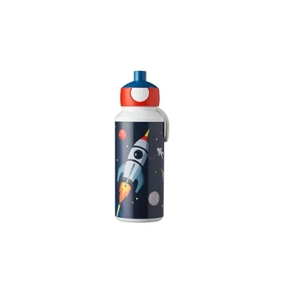 Image of Mepal Drinking Bottle Pop Up Campus Leak Proof Drink For School BPA Free &amp; Dishwasher Safe 400 ml Space