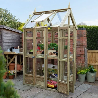 Image of 3&#039; x 4&#039; Forest Victorian Walkaround Greenhouse (0.9 1.2m)