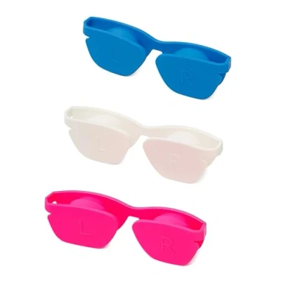 Image of SPORTS WORLD VISION Contact Lens Travel Storage Flip Top Flat Cases Optishade Bulk Buy Box Cute Sunglass Design 3pcs, 6pcs, or 12pcs