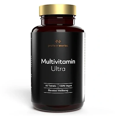 Image of Protein Works Multivitamin Ultra 26 Key Vitamins &amp; Minerals Promotes Health Wellbeing 60 Tablets