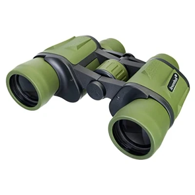 Image of Levenhuk Travel 10x40 Reliable Field 10x Binoculars for Camping, Hunting and Observing Wildlife, Green Colour