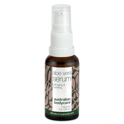Image of Aloe Vera Serum with Vitamin C + Hyaluronic Acid E F 100% Vegan Face Nourishes for Impurities, Pigment Spots and Wrinkles/Age Suitable All Skin Types 30 ml