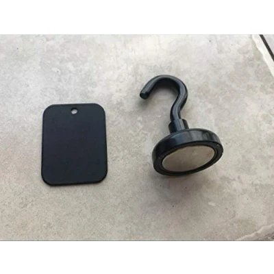 Image of SUNBLESA 2 SETS MAGNETIC BIVVY HOOKS WITH BACKING PLATE CARP FISHING ANGLER GEAR