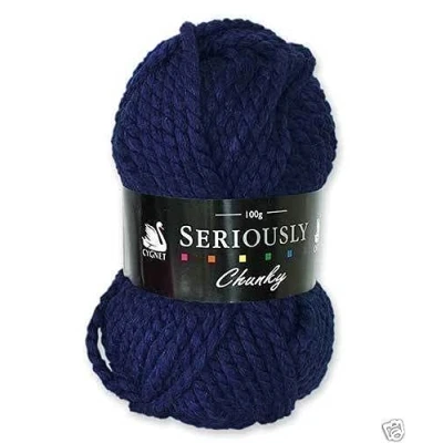 Image of Cygnet Seriously Chunky Knitting Acrylic Yarn/Wool 100g 708 Cornflower