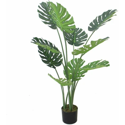 Image of Leaf Artificial Plant, 120cm Luxury Monstera