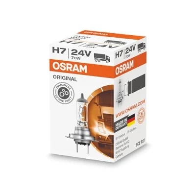 Image of Osram 64215 lamp, H7, 24V/70W, PX26d, 1 piece in folding