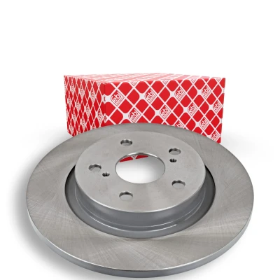 Image of 4243105070 Brake disc FEBI BILSTEIN 108412 Rear Axle 290mm 11mm 5 Hole 114,3mm solid Coated TOYOTA: Avensis III Estate, Saloon