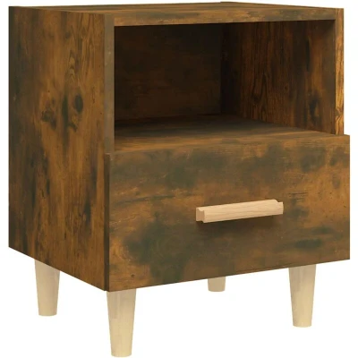 Image of vidaXL Bedside Cabinet Smoked Oak 40x35x47 cm