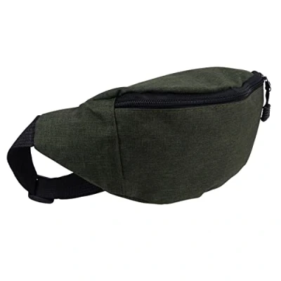 Image of RED X Unisex Canvas Bum Bag Olive