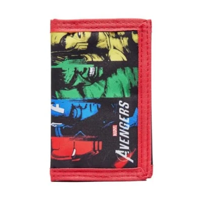 Image of Official Marvel Avengers Kids Children Tri fold Wallet Multicolor