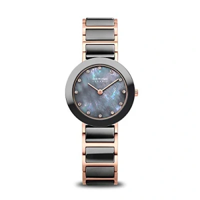 Image of BERING Women Analog Quartz ceramic collection Watch with stainless steel/Ceramic Strap and Sapphire Crystal 11429 769