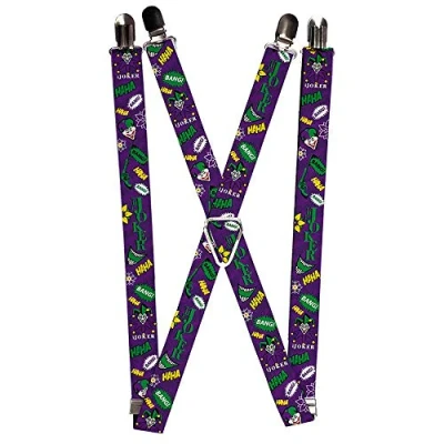 Image of Buckle Down Boys Suspender Joker, Multicolor, One Size