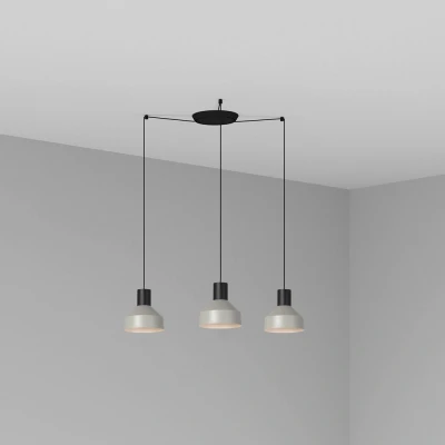 Image of Kombo Cluster Pendant Ceiling Light Grey, E27