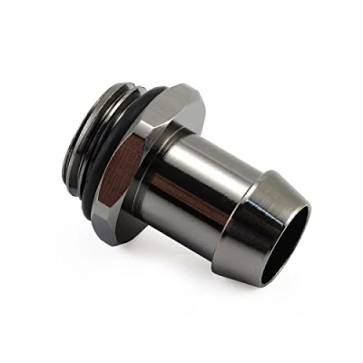 Image of XSPC G1/4&quot; Barb Fitting for 3/8&quot; 10mm ID Tubing Black Chrome