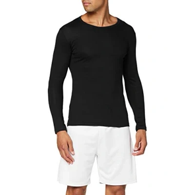 Image of Trigema Men&#039;s Long Sleeved T Shirt black Large
