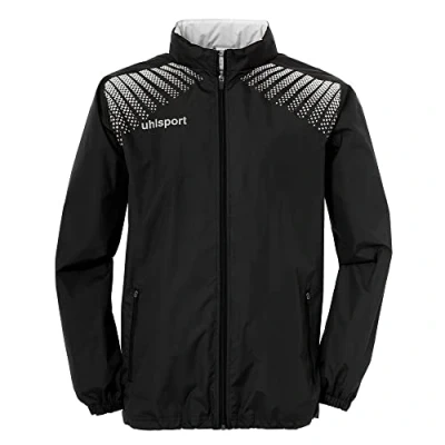 Image of Uhlsport UHLSH Men Goal Rain Jacket Black/White, 2X Large
