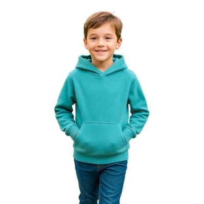 Image of A2Z 4 Kids Girls Boys Plain And Tie Dye Print Sweatshirt Pullover Sweat Hoodie Aqua 11 12