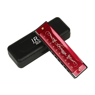 Image of Blues Harmonica Key of C 10 Holes 20 Tones Professional Mouth Organ For Adults Beginners And Students hole Diatonic Harp