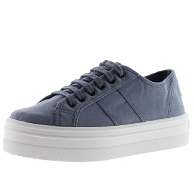 Image of victoria Barcelona Platform Dyed Canvas Azul 31
