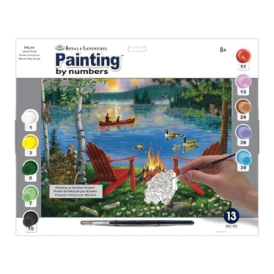 Image of ROYAL BRUSH MANUFACTURING Adult Large Paint R, Lakeside Retreat, One Size