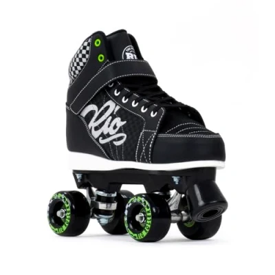 Image of Rio Roller Mayhem II Quad Skates for Children and Adults, Stylish Unisex with Lace &amp; Hook Loop Fastening, Comfortable Supportive Design Exclusive Wheels Indoor Outdoor Use