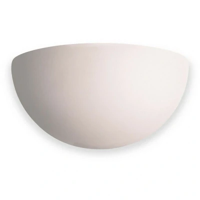 Image of Firstlight Ceramic Paintable Style 250mm Wall Uplighter Unglazed