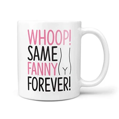 Image of TeHe Gifts Funny Rude Wedding Gift Present ForGroom Friend Stag Bestman Hilarious LOL Same Fanny Forever Mug