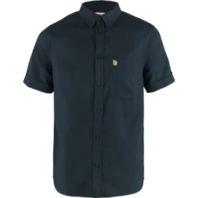 Image of FJALLRAVEN F87039 555 Övik Travel Shirt SS M Dark Navy XS