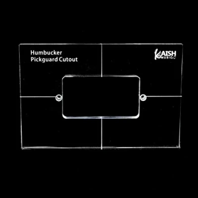 Image of KAISH Acrylic Humbucker Pickup Routing Template Templates for Pickguard Rout